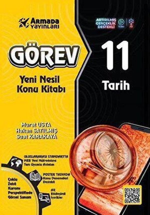 11. Sınıf Tarih Görev Yeni Nesil Konu Kitabı - Armada Yayınları - Image 1