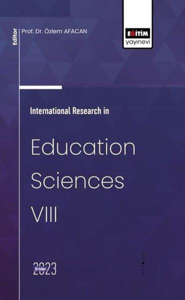 International Research in Education Sciences 8 - Eğitim Yayınevi - Image 1