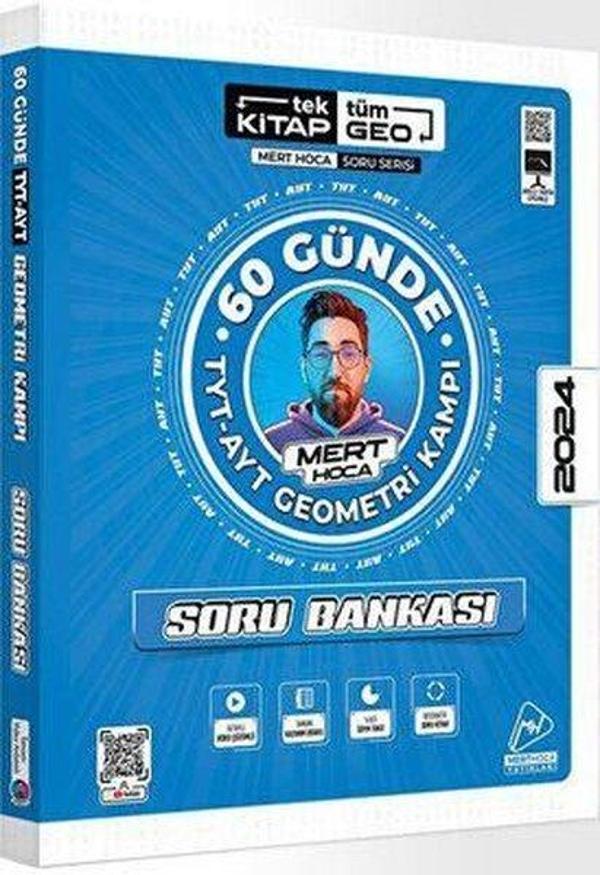 2024 60 Günde TYT AYT Geometri Kampı Soru Bankası - Mert Hoca Yayınları - Image 1