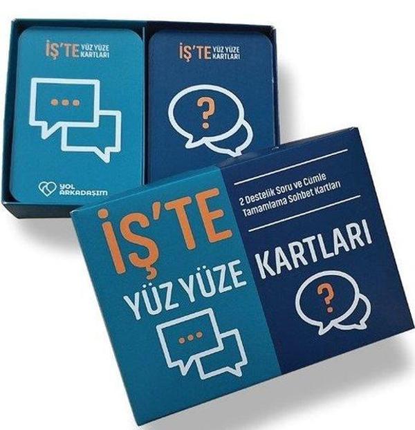 İş'te Yüz Yüze Kartları - 2 Destelik Soru ve Cümle Tamamlama Sohbet Kartları - Remzi Kitabevi - Image 1