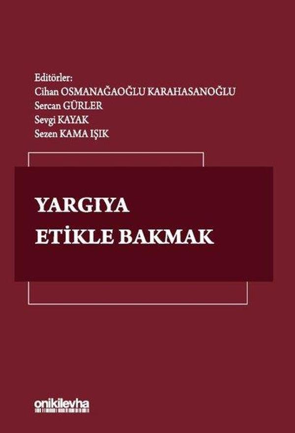 Yargıya Etikle Bakmak - On İki Levha Yayıncılık - Image 1
