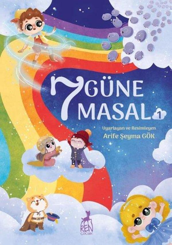 Ren Kitap Yayınevi 7 Güne 7 Masal - 1 - Ren Kitap Yayınevi - Image 1