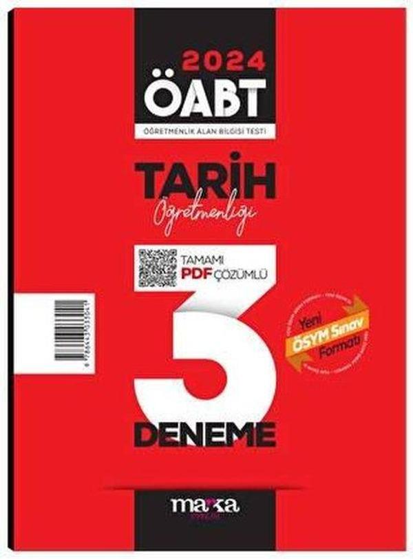 2025 ÖABT Tarih Öğretmenliği Tamamı Çözümlü 3 Deneme - Marka Yayınları - Image 1