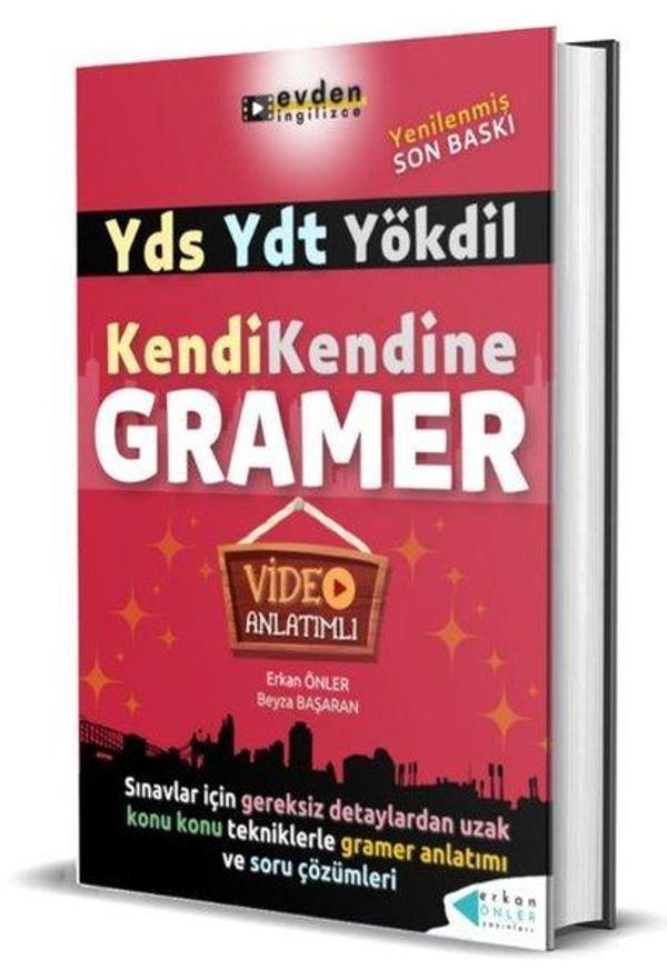 YDS YDT Yökdil Kendi Kendine Gramer - Video Anlatımlı - Erkan Önler Yayınları - Image 1