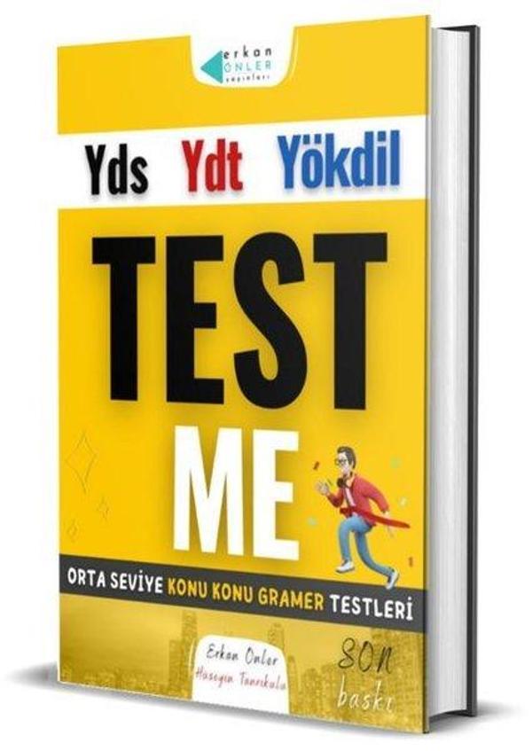 YDS YDT Yökdil Test Me - Orta Seviye Konu Konu Gramer Testleri - Erkan Önler Yayınları - Image 1