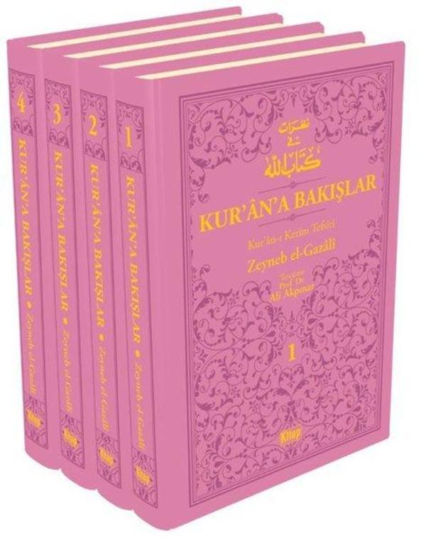 Kur'an'a Bakışlar Kur'an-ı Kerim Tefsiri Pembe Set - 4 Kitap Takım - Kitap Dünyası - Image 1