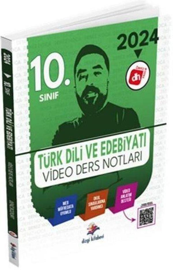 10. Sınıf Türk Dili ve Edebiyatı Okul Sınavlarına Yardımcı Video Destekli Ders Notları 2024 - Dizgi Kitap Yayınları - Image 1