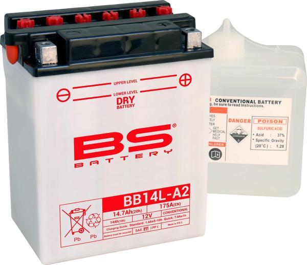 BS BATTERY BB14L-A2  (DRY) Motosiklet Aküsü - Image 1
