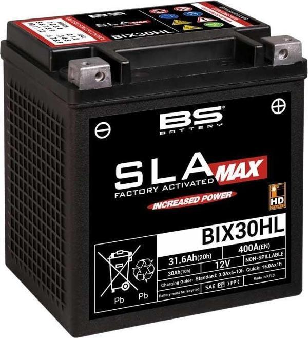 BS BATTERY BIX30HL SLA MAX Harley Davidson Motosiklet Aküsü SLA MAX Tipi - Image 1