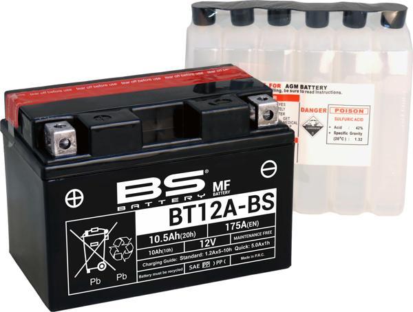 BS BATTERY BT12A-BS Motosiklet Aküsü - Image 1