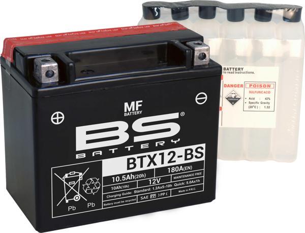 Bs Battery Btx12-Bs Motosiklet Aküsü - Image 1