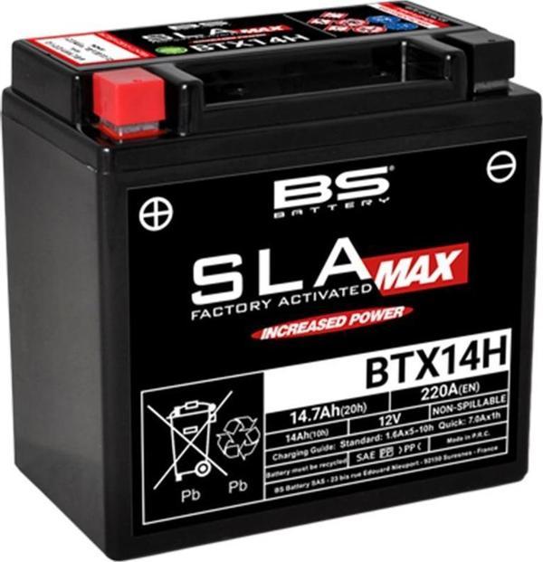 BS BATTERY BTX14H (SLA MAX) Motosiklet Aküsü SLA MAX Tipi - Image 1
