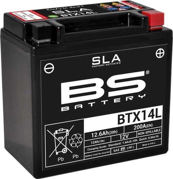 BS BATTERY BTX14L (SLA) Motosiklet Aküsü SLA Tipi - Image 1