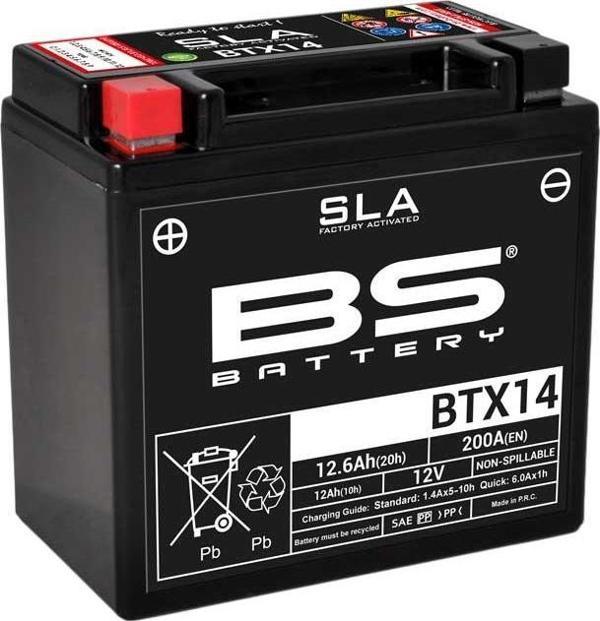BS BATTERY BTX14-SLA Motosiklet Aküsü SLA Tipi - Image 1
