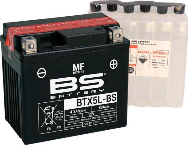Bs Battery Btx5L-Bs Motosiklet Aküsü - Image 1