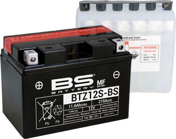 BS BATTERY BTZ12S-BS Motosiklet Aküsü - Image 1