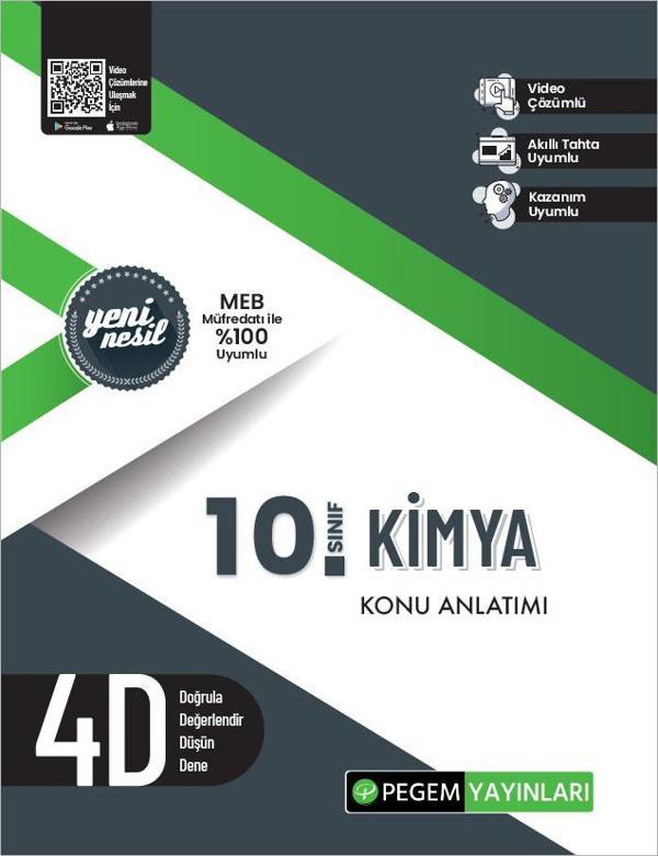 PEGEM 10. SINIF KİMYA KONU ANLATIMI - Pegem Akademi Yayıncılık - Image 1