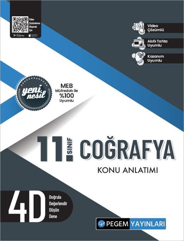 Pegem 11. Coğrafya Konu Anlatımı - Pegem Akademi Yayıncılık - Image 1