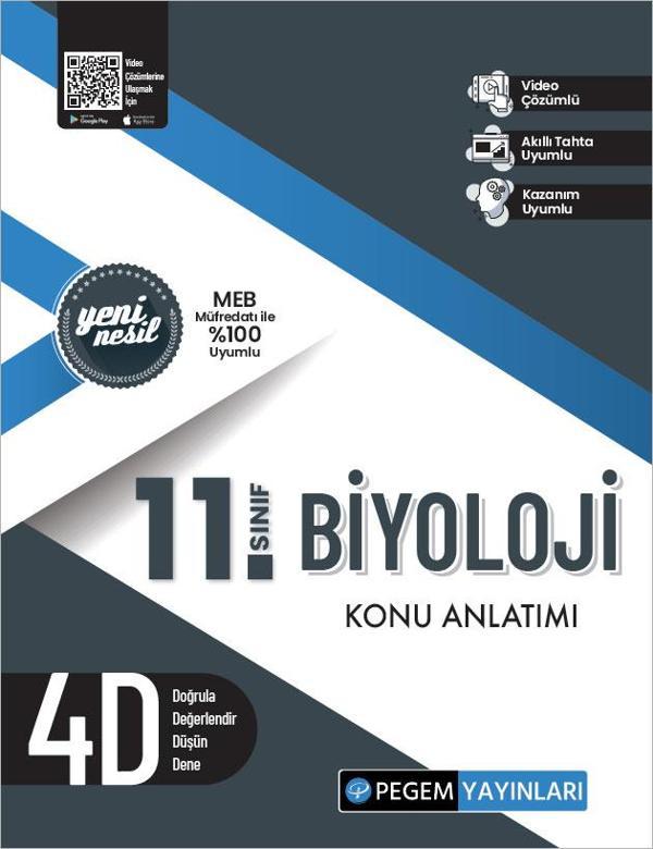 Pegem 11. Sınıf Biyoloji Konu Anlatımı - Pegem Akademi Yayıncılık - Image 1