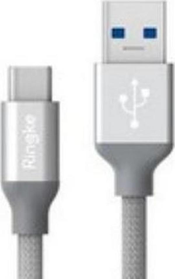 Ringke Type-C Çelik Örgü Data/ Şarj Kablosu 1.2 m - Image 1