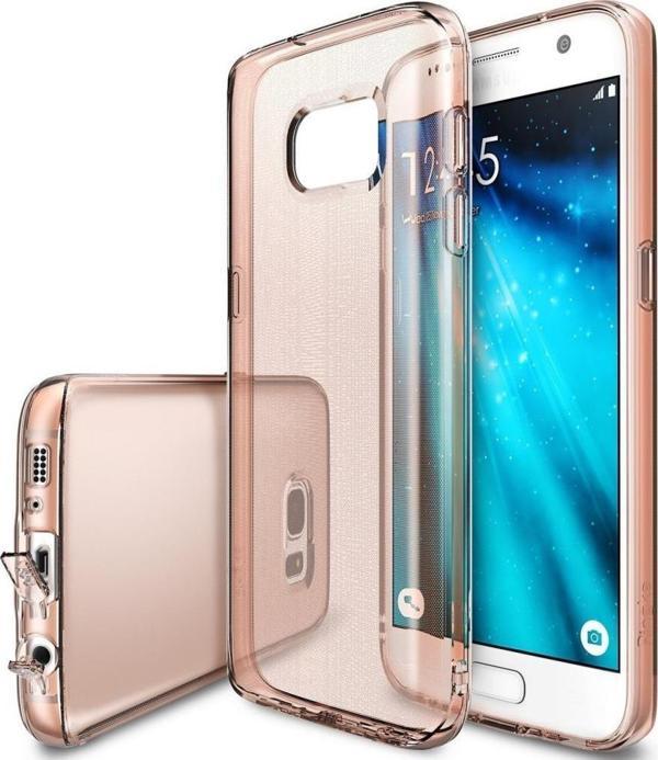 Ringke Air Galaxy S7 ile Uyumlu Kılıf Rose Gold - Image 1
