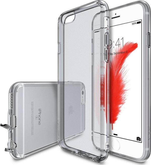 Ringke Air iPhone 6s Plus/ 6 Plus ile Uyumlu KIlıf Smoke Black - Image 1