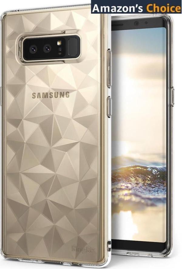 Ringke Air Prism 3D Elmas Yansıması Galaxy Note 8 ile Uyumlu KIlıf Crystal Clear - Image 1
