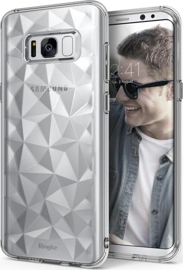 Ringke Air Prism 3D Elmas Yansıması Galaxy S8 ile Uyumlu Kılıf Clear - Image 1