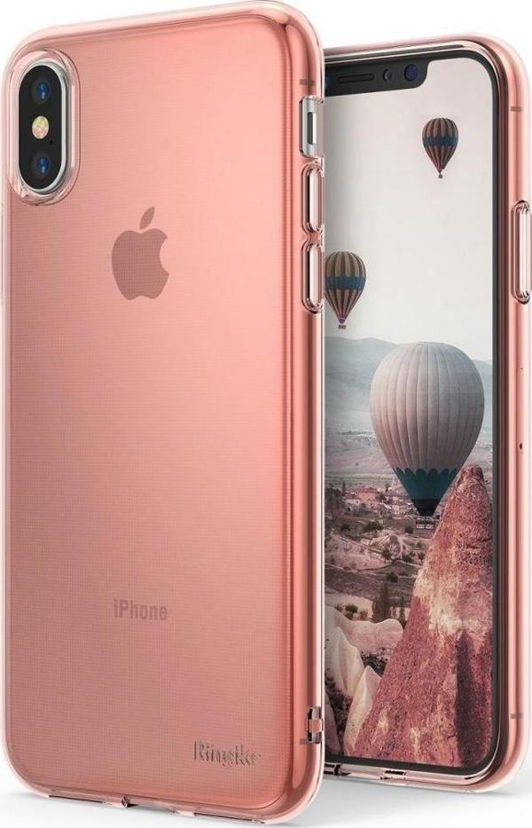 Ringke Air iPhone X ile Uyumlu KIlıf Rose Gold 1.04 mm - Image 1