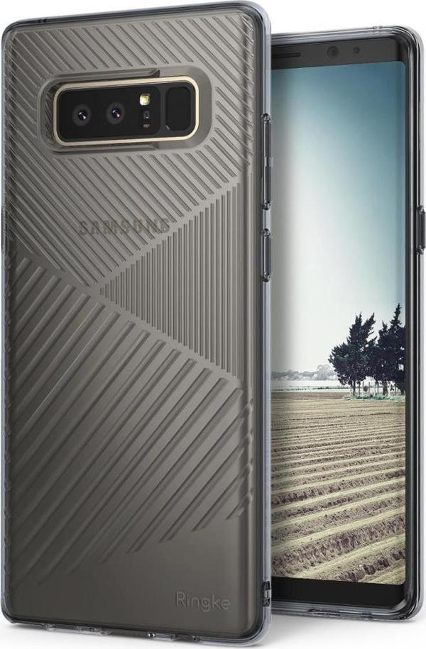 Ringke Bevel Galaxy Note 8 ile Uyumlu KIlıf Smoke Black - Image 1