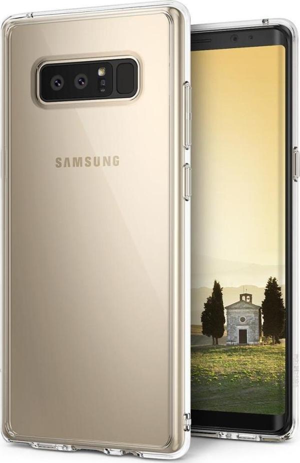 Ringke Fusion Galaxy Note 8 ile Uyumlu KIlıf Crystal Clear - Image 1