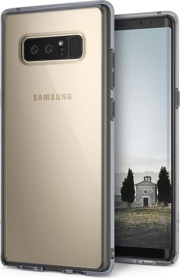 Ringke Fusion Galaxy Note 8 ile Uyumlu KIlıf Smoke Black - Image 1