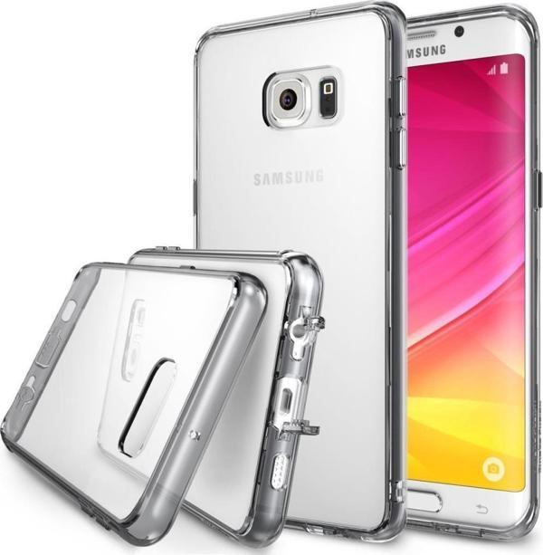 Ringke Fusion Galaxy S6 Edge Plus ile Uyumlu Kılıf Smoke Black - Image 1