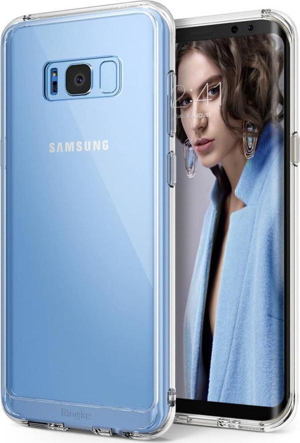 Ringke Fusion Galaxy S8 ile Uyumlu Kılıf Crystal Clear - Image 1