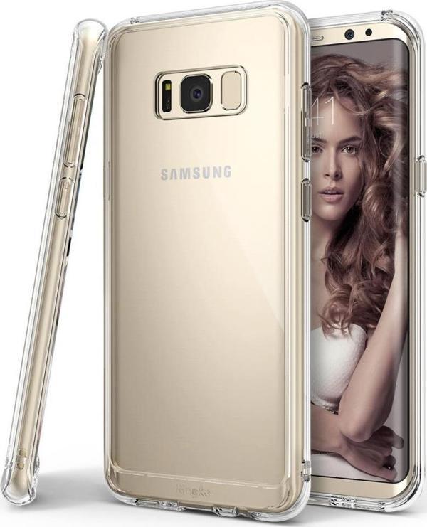 Ringke Fusion Galaxy S8 Plus ile Uyumlu Kılıf Crystal Clear - Image 1