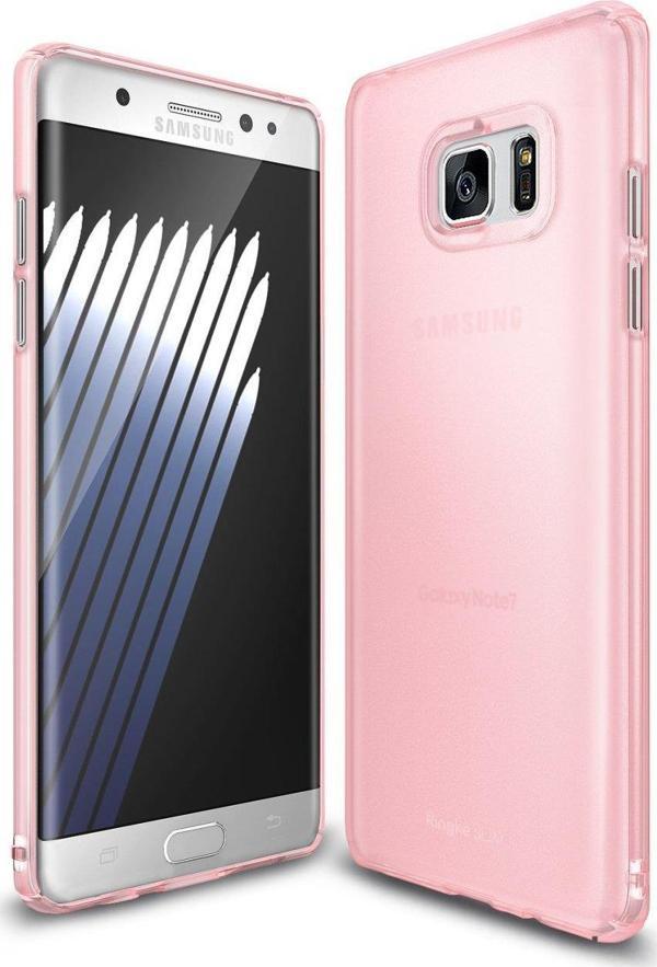 Ringke Slim Frost Galaxy Note 7 FE ile Uyumlu Kılıf Pink - Image 1