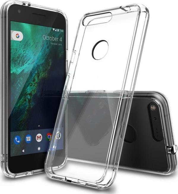Ringke Fusion Pixel XL ile Uyumlu Kılıf Crystal Clear - Image 1