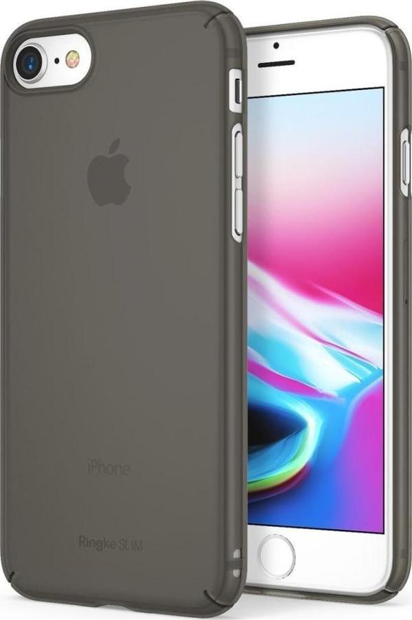 Ringke Slim Frost iPhone 7/8 ile Uyumlu KIlıf Black İnce Buzlu Transparan - Image 1