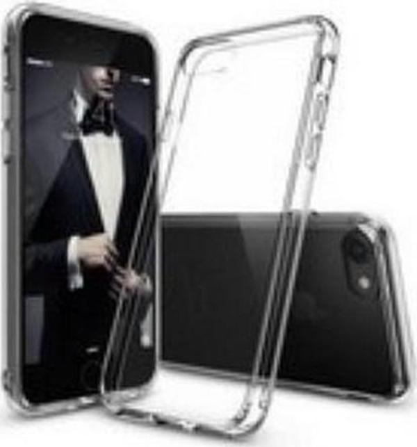 Ringke Fusion iPhone 7/8 ile Uyumlu KIlıf Crystal Clear TPU Bumper Extra Darbe Emici - Image 1