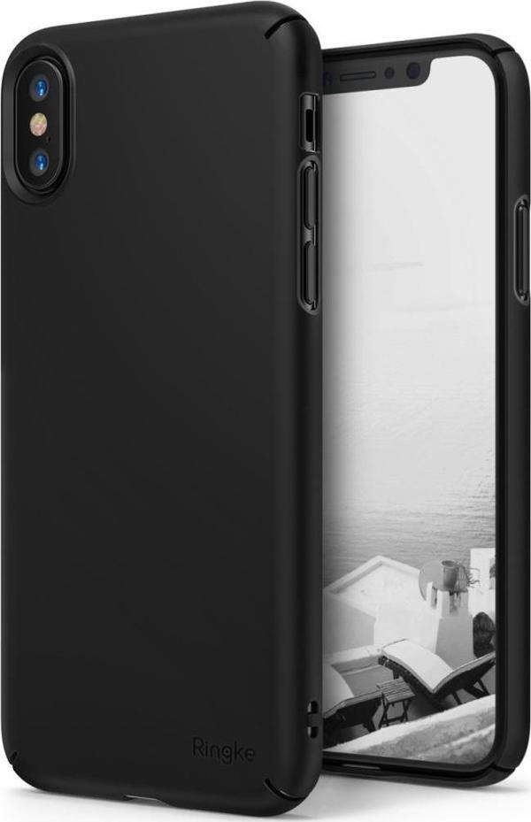 Ringke Slim iPhone X ile Uyumlu KIlıf Black - Image 1