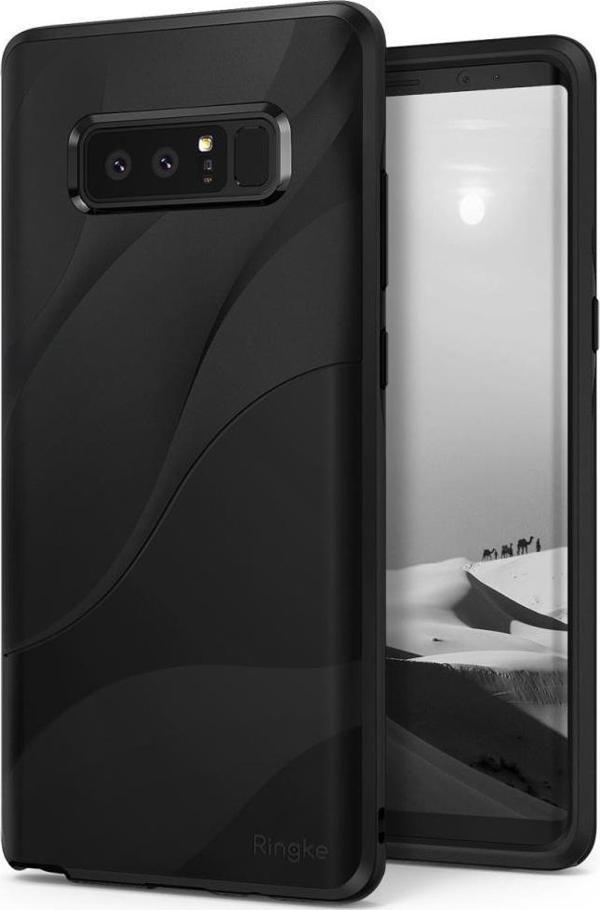 Ringke Wave Galaxy Note 8 ile Uyumlu KIlıf Charcoal Black - Image 1