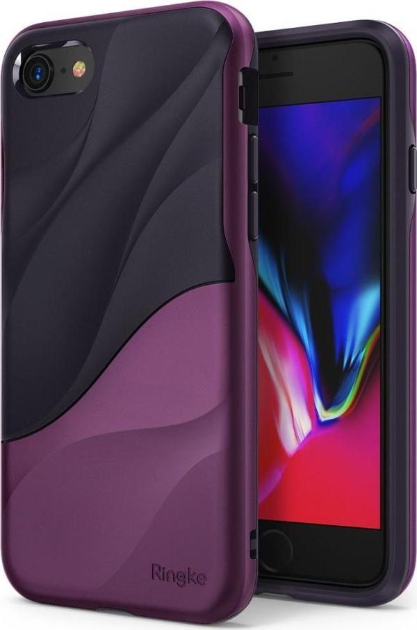 Ringke Wave iPhone 7 ile Uyumlu KIlıf Metallic Purple - Image 1