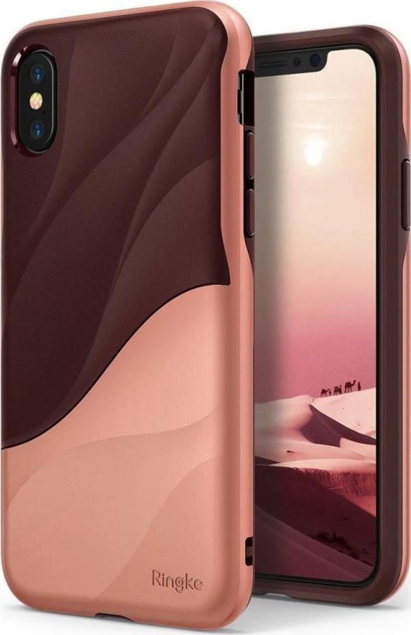 Ringke Wave iPhone X ile Uyumlu KIlıf Rose Blush - Image 1