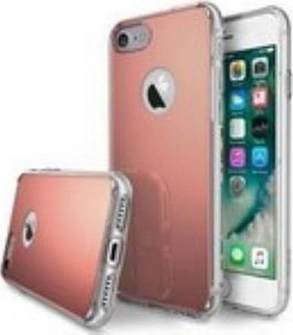 Ringke Mirror Fusion iPhone 7 ile Uyumlu Aynalı Kılıf Rose Gold - Image 1