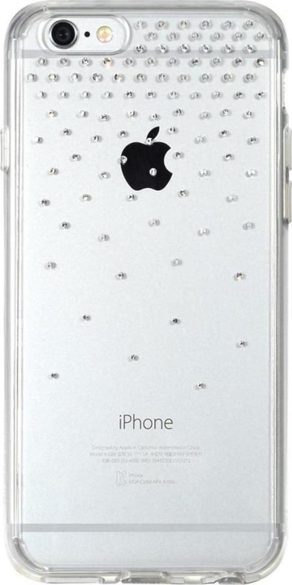 Ringke Noble Fusion iPhone 6s/ 6 ile Uyumlu Taşlı Kılıf Extra Darbe Emici Snow Clear - Image 1