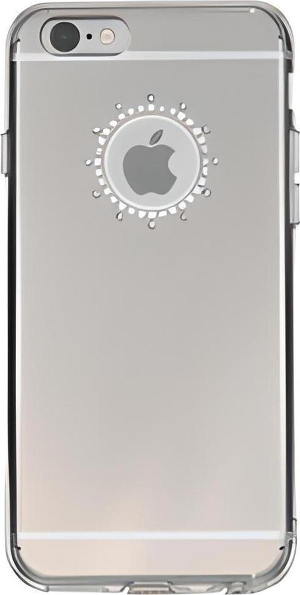 Ringke Noble Mirror iPhone 6s/ 6 ile Uyumlu Taşlı ve Aynalı Kılıf Silver - Image 1