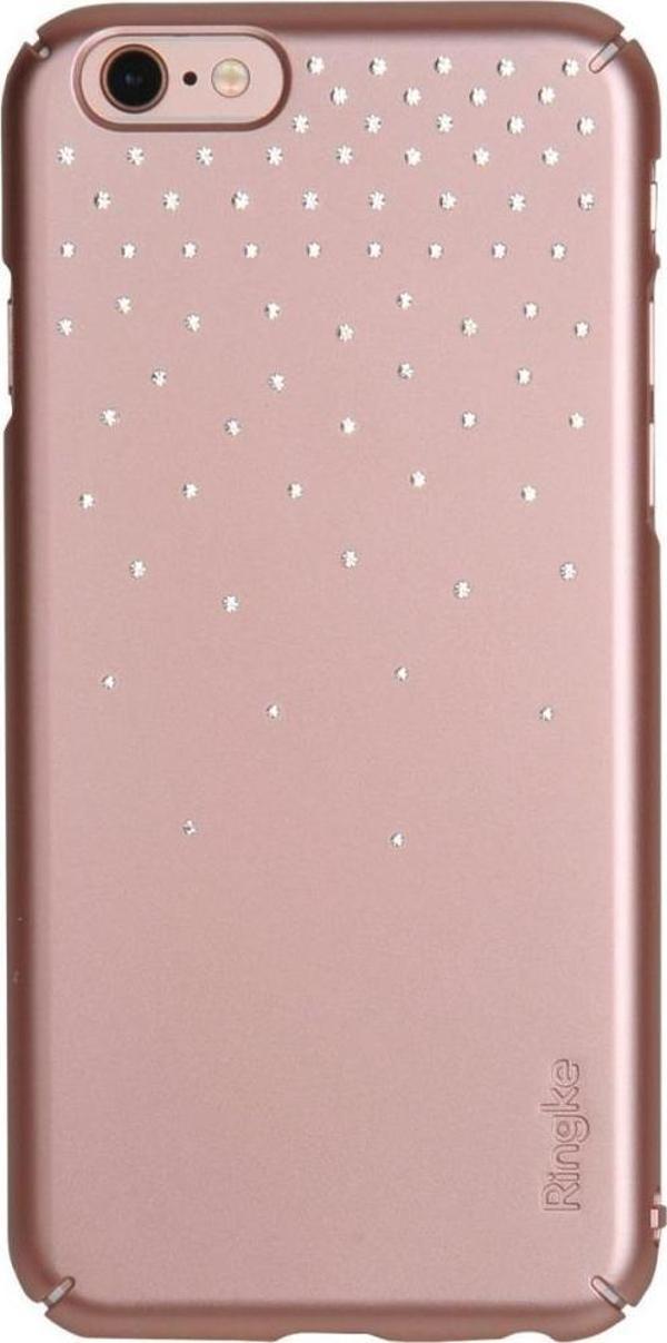 Ringke Noble Slim iPhone 6s Plus/ 6 Plus ile Uyumlu Taşlı Kılıf 4 Tarafı Saran Tam Koruma Rose Gold - Image 1