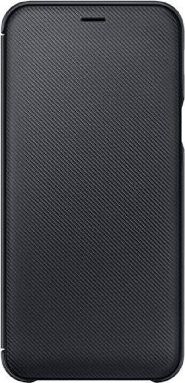 Galaxy A6 2018 ile Uyumlu Wallet Cover Kılıf Siyah EF-WA600CBEGWW - Image 1