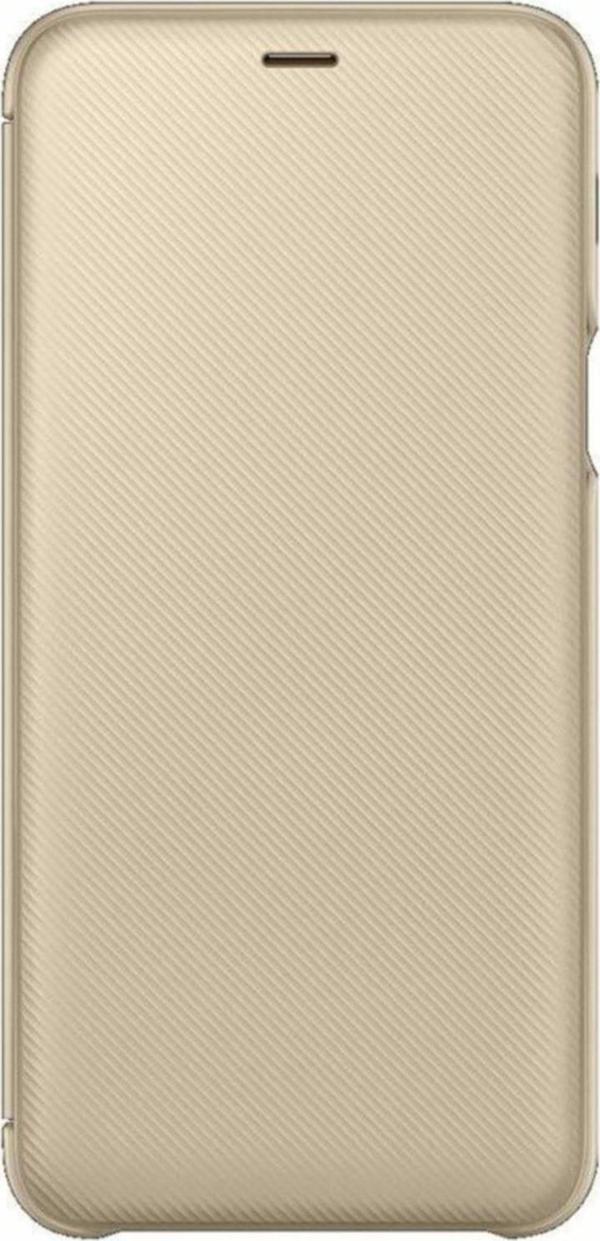 Galaxy A6+ (2018) ile Uyumlu Kapaklı Kılıf Altın EF-WA605CFEGWW - Image 1