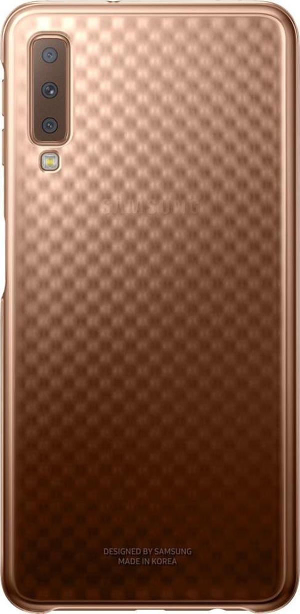 Galaxy A7 (2018) ile Uyumlu Gradation Kılıf Altın EF-AA750CFEGWW - Image 1